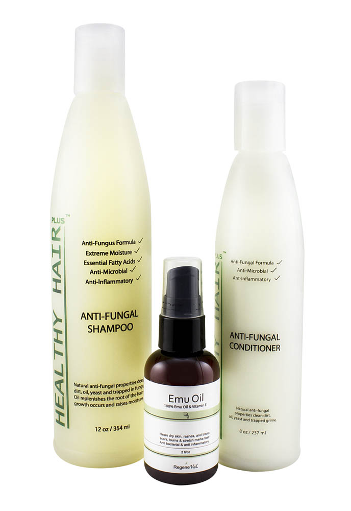antifungal scalp & hair products kit